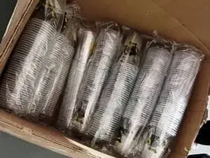 Готовые упакованные стаканы